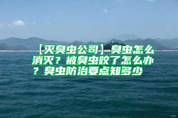 【滅臭蟲公司】臭蟲怎么消滅？被臭蟲咬了怎么辦？臭蟲防治要點知多少