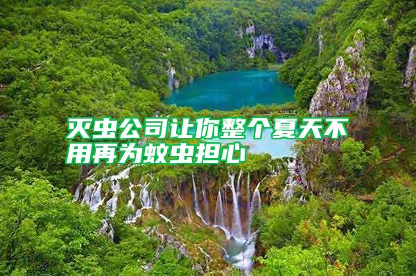 滅蟲(chóng)公司讓你整個(gè)夏天不用再為蚊蟲(chóng)擔(dān)心