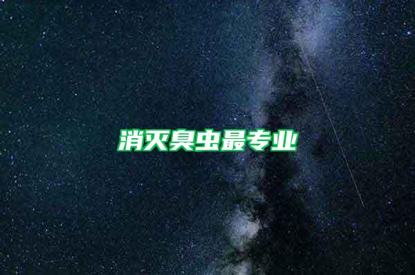 消滅臭蟲(chóng)最專業(yè)