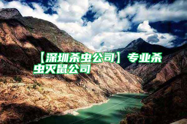 【深圳殺蟲公司】專業殺蟲滅鼠公司