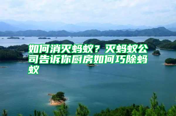 如何消滅螞蟻？滅螞蟻公司告訴你廚房如何巧除螞蟻