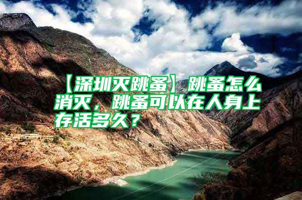 【深圳滅跳蚤】跳蚤怎么消滅，跳蚤可以在人身上存活多久？
