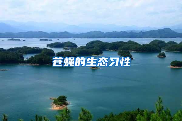 蒼蠅的生態習性