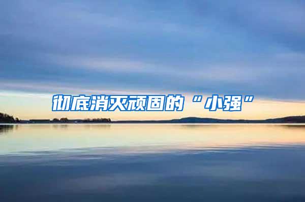 徹底消滅頑固的“小強”